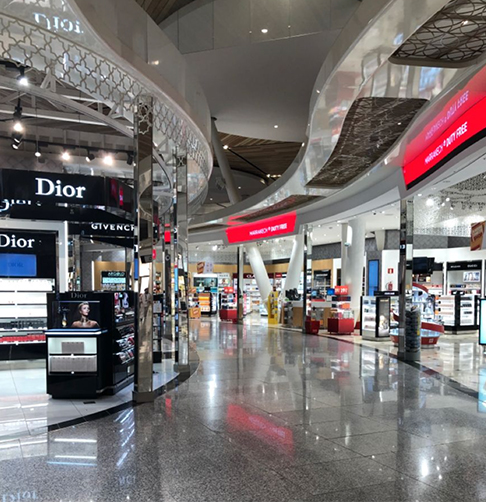 Duty Free shopping experience at RAK Marrakech airport for discount savings.